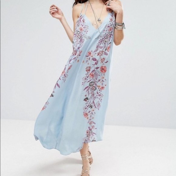 Free People Dresses & Skirts - Free People Ashbury Floral Slipdress